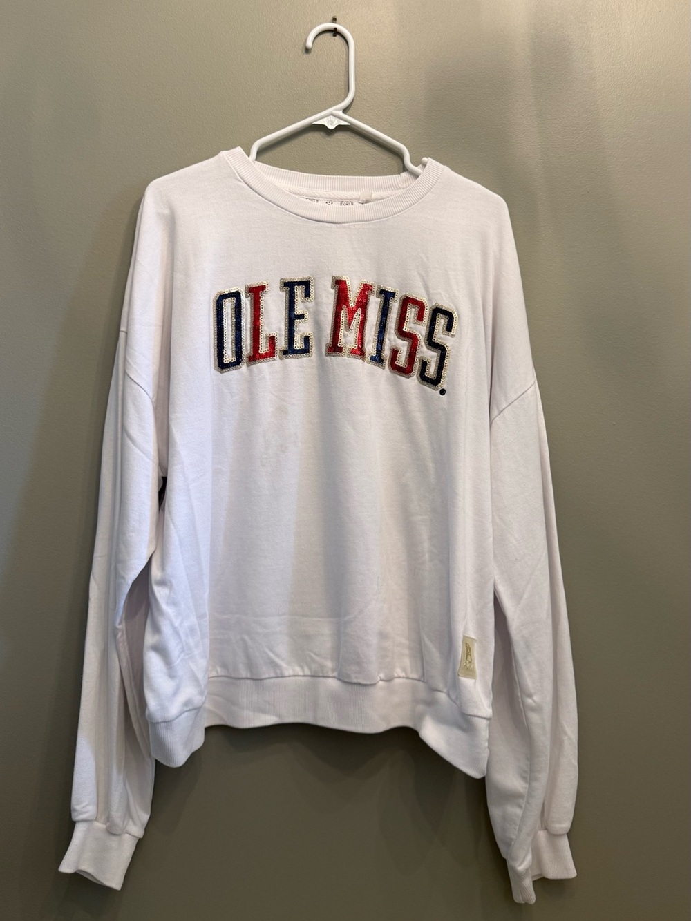 PressBox Ole Miss Sequin Long Sleeve